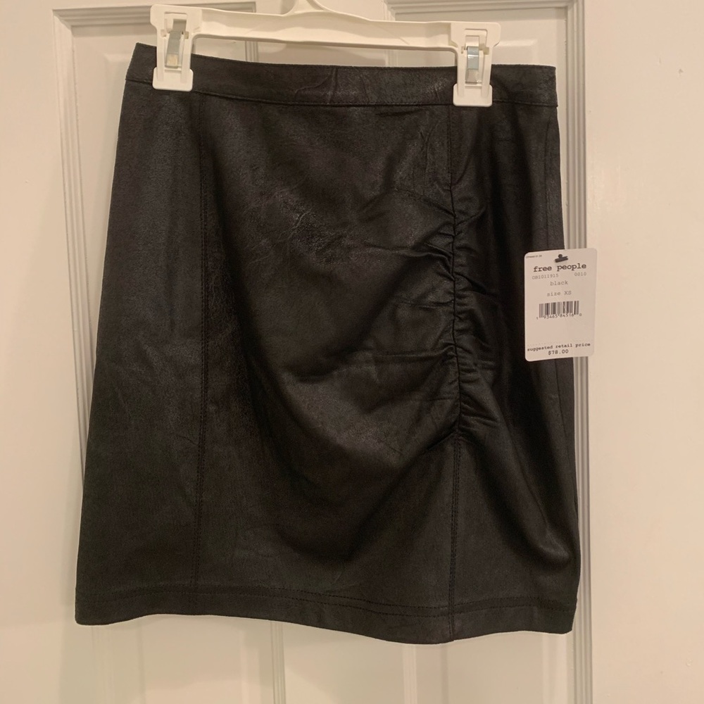 Free People Faux Suede Skirt